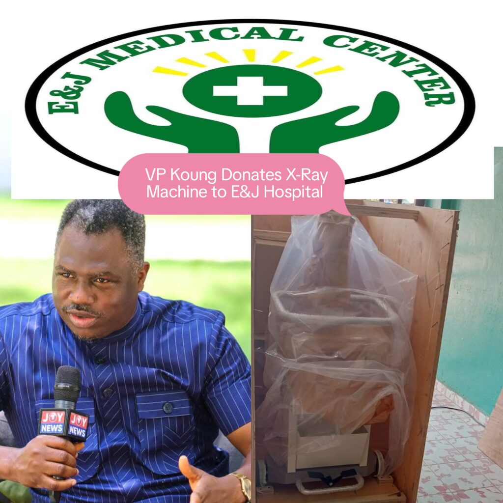 VP Koung Donates X-Ray Machine to E&J Medical Center in Ganta