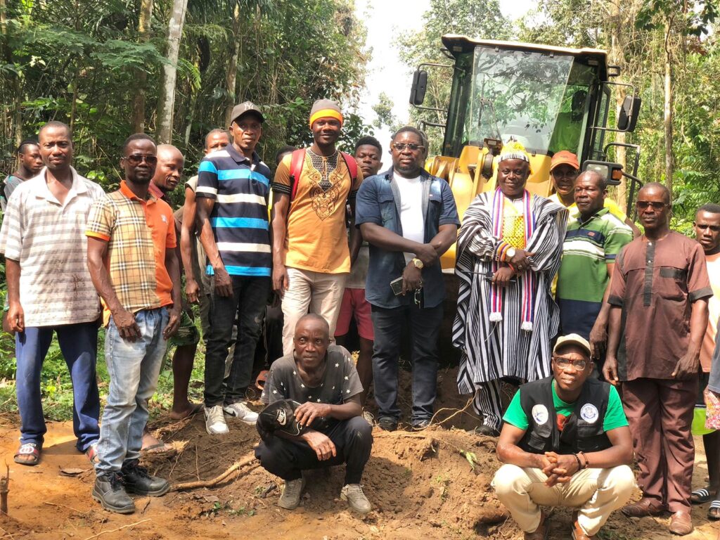 Rep. Yarh Begins Rural Road Work in Margibi District 4